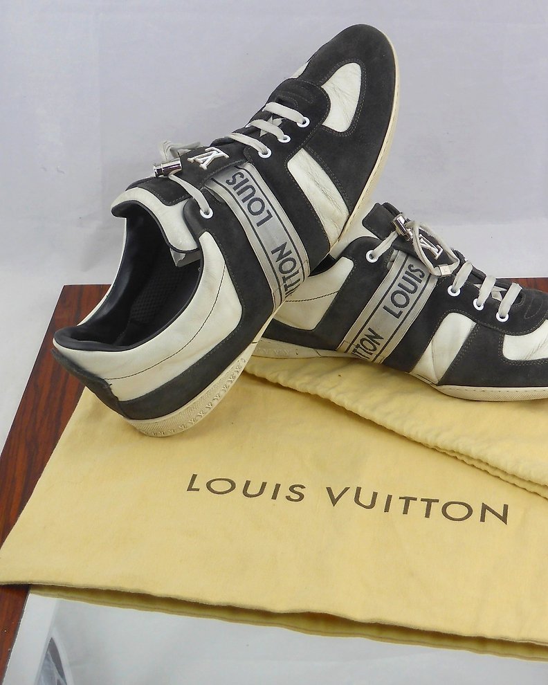 Louis Vuitton LV Monogram Leather Sneakers UK 10.5 | 11.5