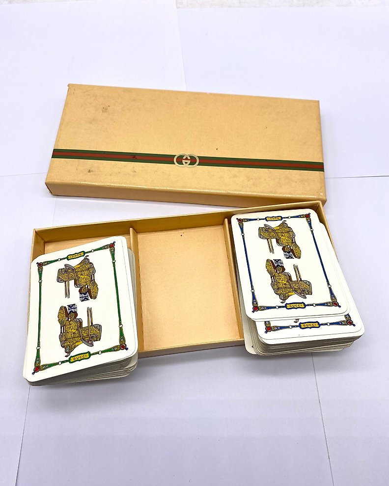 Playing cards - Gucci Poker card set - Catawiki