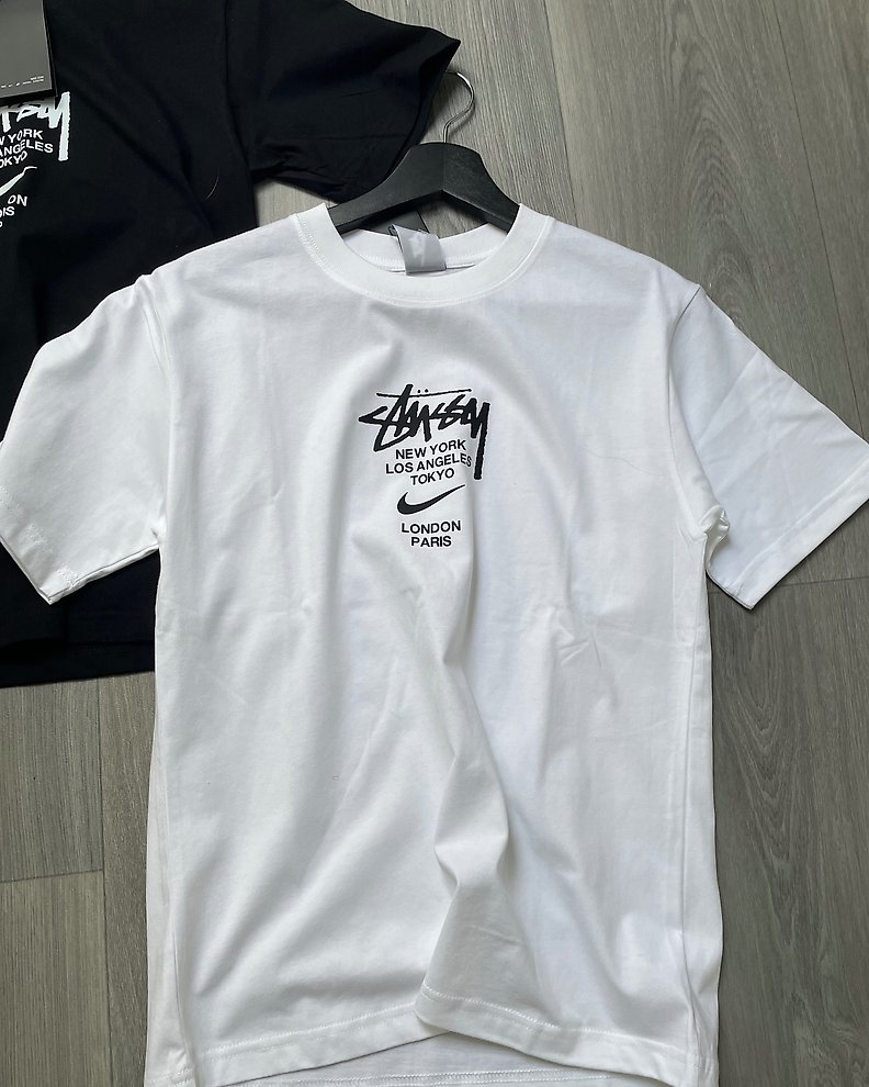 T-shirt Nike x Supreme Black size L International in Polyester