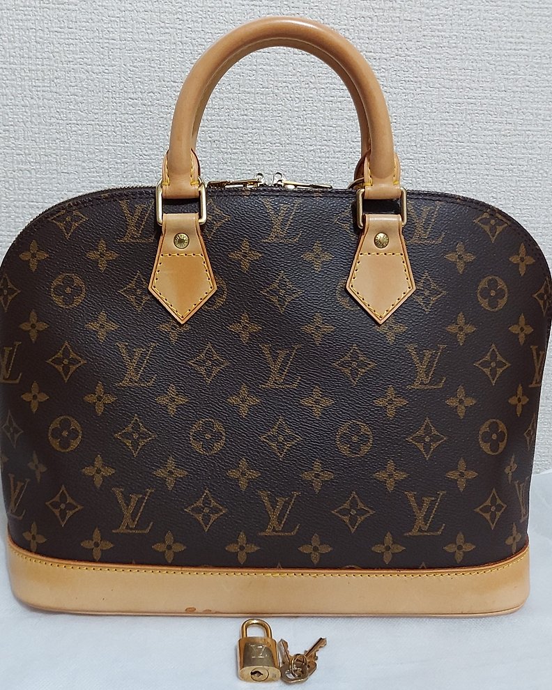 Louis Vuitton Vintage Alma Pm Monogram Hand Bag Auction