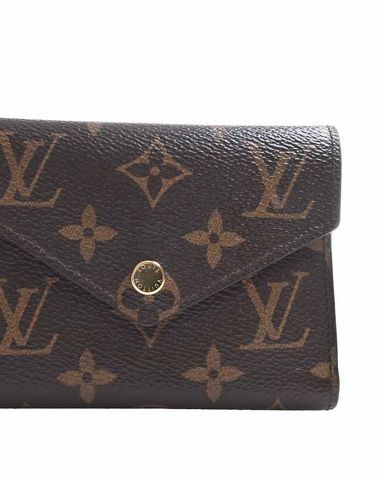 Louis Vuitton Wallet Victorine Monogram Brown in Toile Canvas with