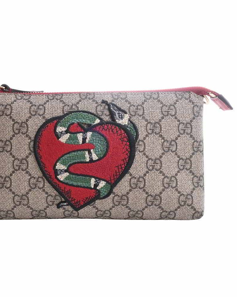 Gucci Snake motif clutch, Men's Bags
