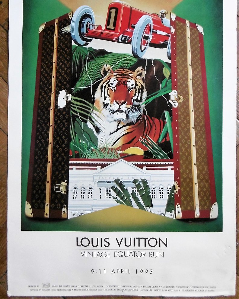 Original Poster - Razzia - Louis Vuitton Equator Run Singapore Kuala Lumpur  1993