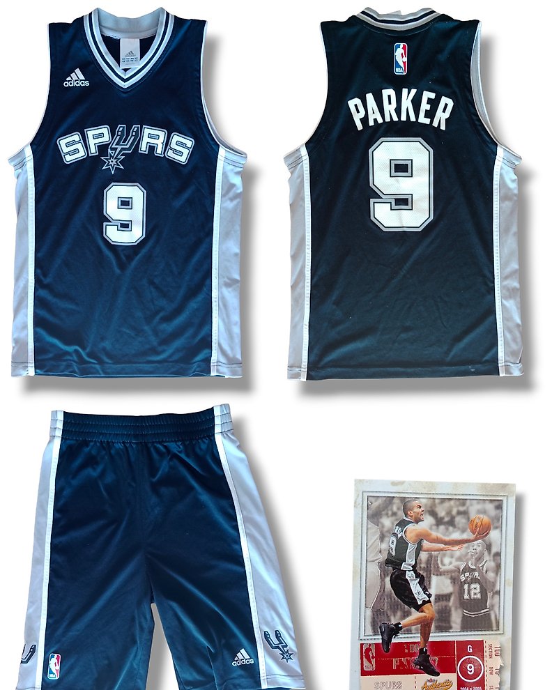 Spurs - NBA Basketbal - Tony Parker - 2004 - Fan apparel, - Catawiki