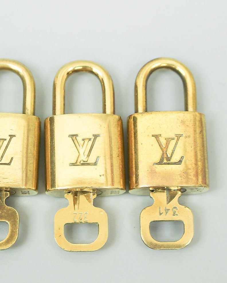 Louis Vuitton, Accessories, Louis Vuitton Padlock Brass Lock And Key 38