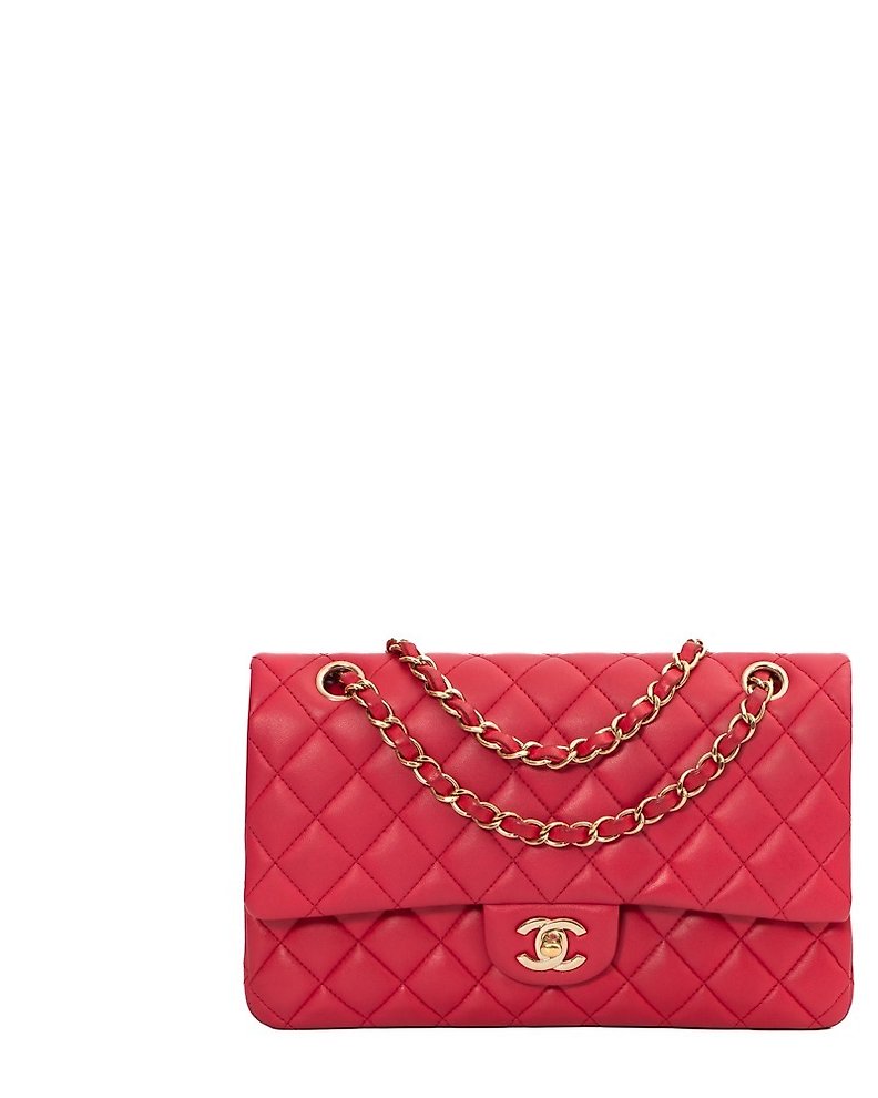Chanel - Authenticated Handbag - Leather Red Plain for Women, Very Good Condition