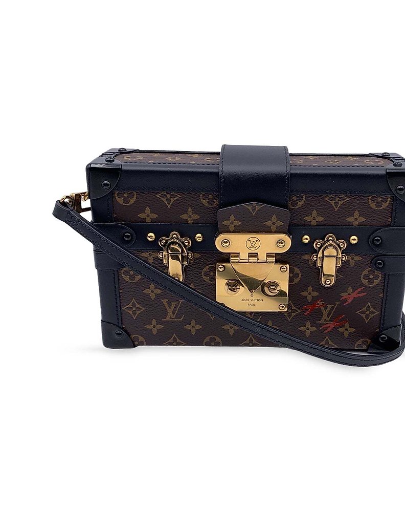Louis Vuitton Monogram Eclipse Trunk Messenger - Handbag | Pre-owned & Certified | used Second Hand | Unisex