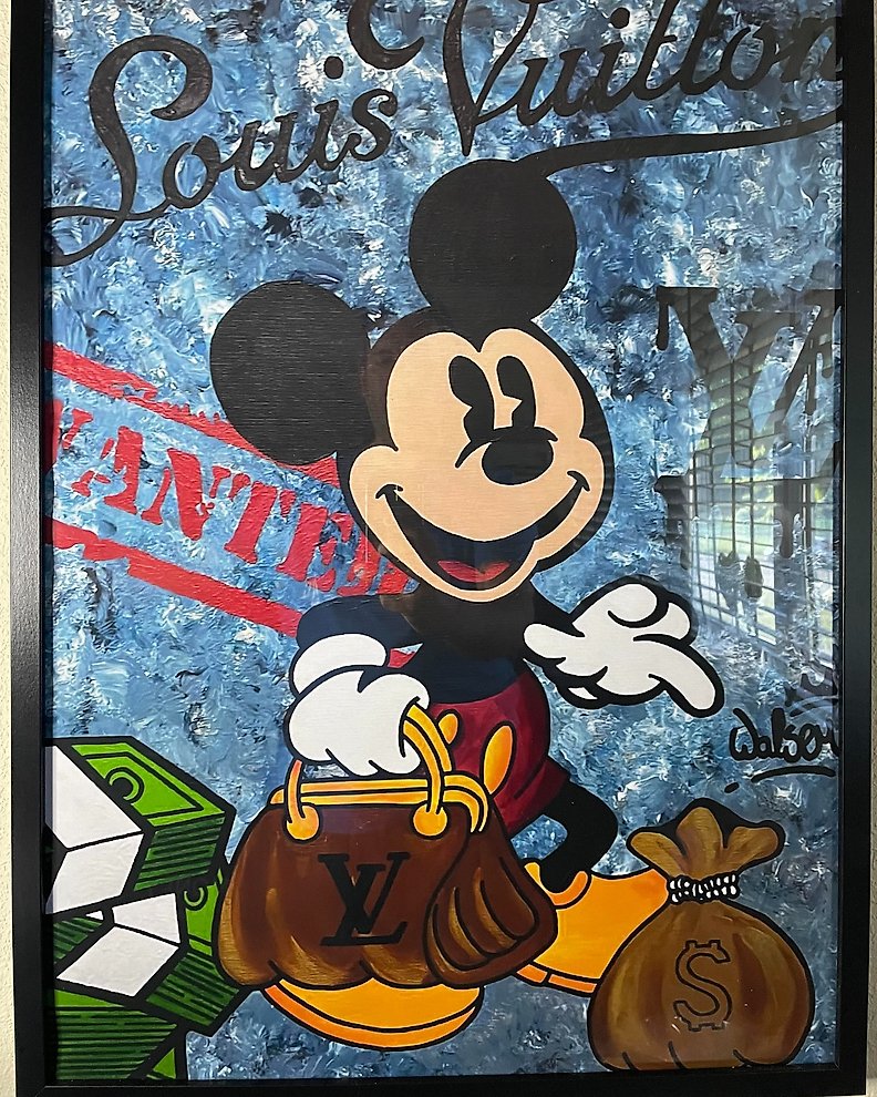 Xavier Van Walsem 1980 - Mickey Mouse Louis Vuitton - Catawiki