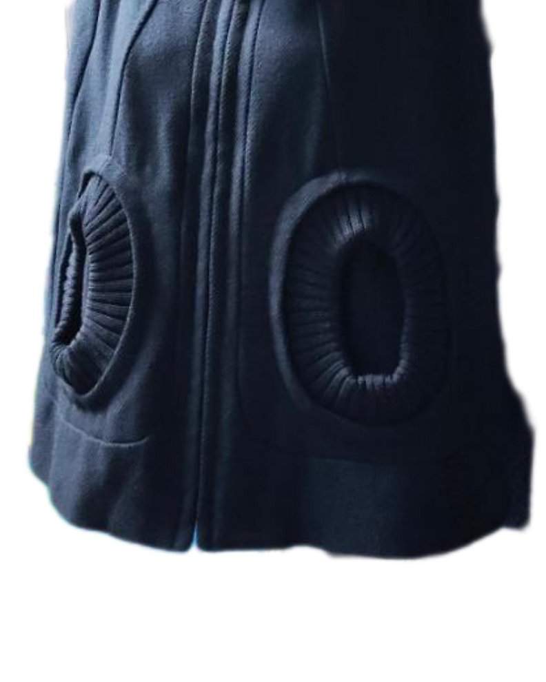 Solid color men's retro drawstring knight sweater hot sale