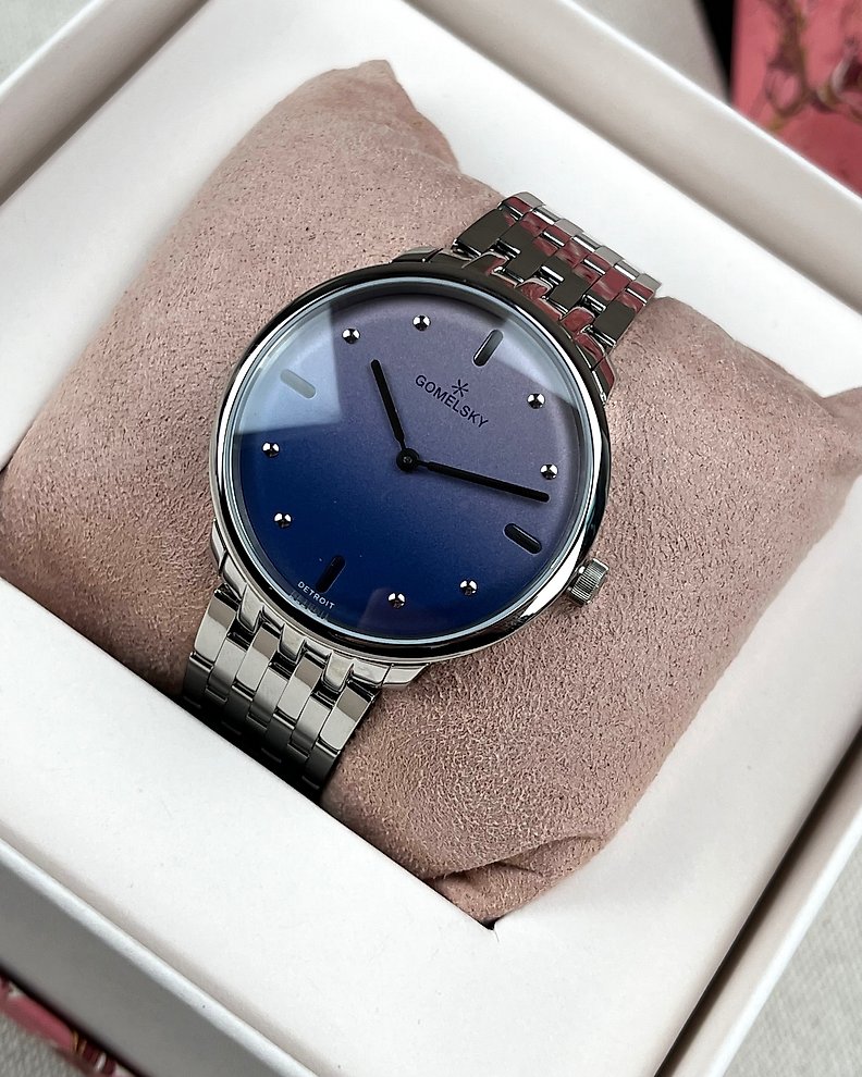 Gomelsky by Shinola NO RESERVE PRICE Audry steel Blue