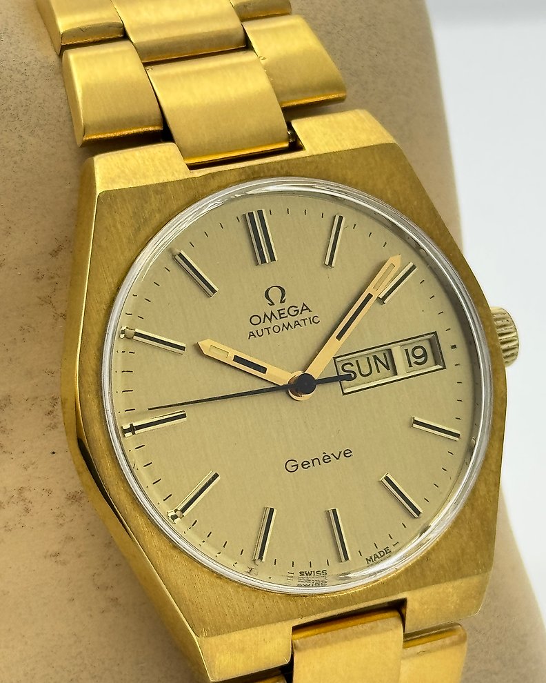 Omega Geneve Automatic Day Date Cal.1022 No Reserve Price 166.0125 Men 1970 1979 auction online Catawiki