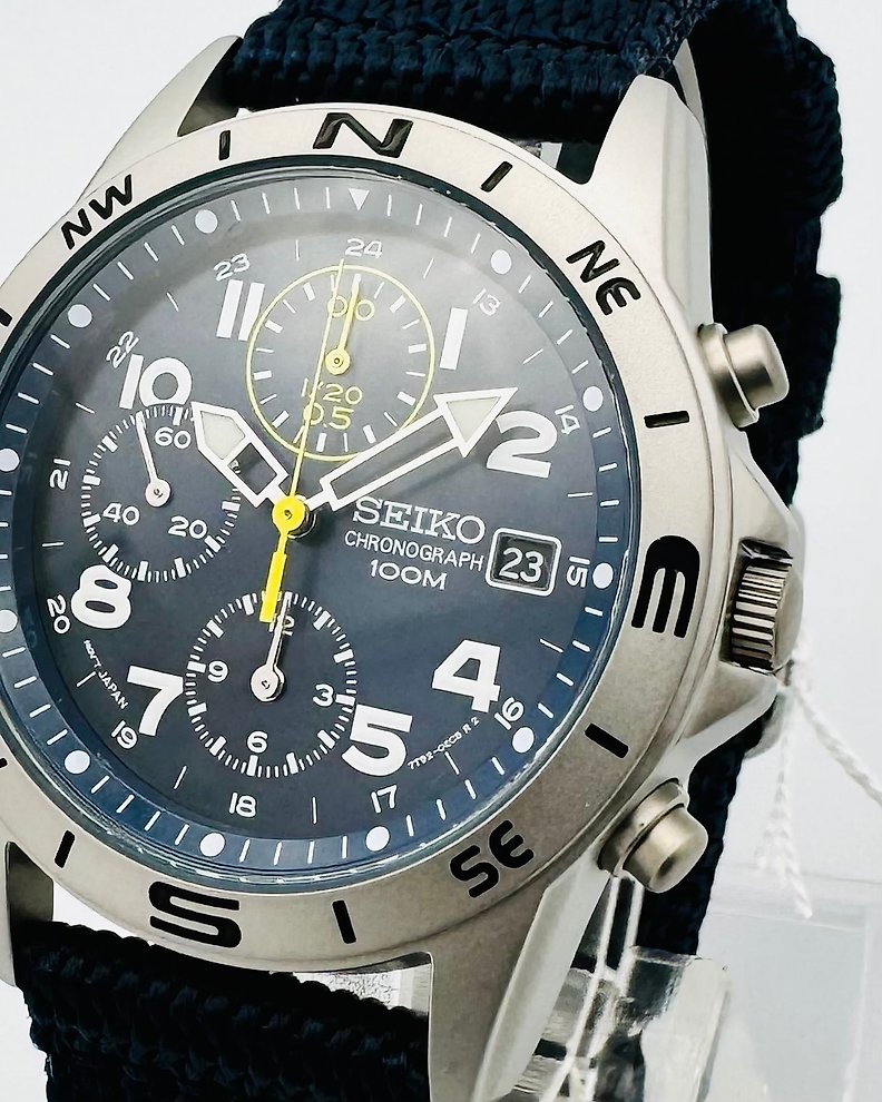 Reloj seiko chronograph 100m 2025