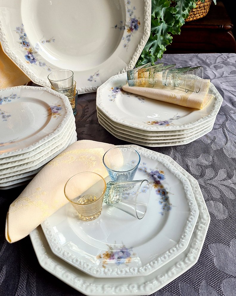 Rosenthal Vajilla para postre 6 Classic Rose decor Maria Gooseberry Porcelana Catawiki