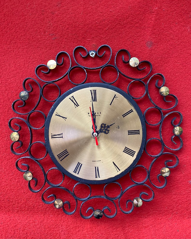 Reloj de sobremesa Hierro 1950 1960 Reloj vintage unico. Catawiki