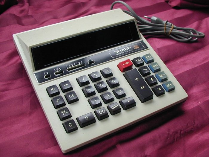 Калькулятора cs. Калькулятор Sharp CS-2122. Sharp CS-2122h. Калькулятор Шарп 2122. Sharp compet CS-2122.