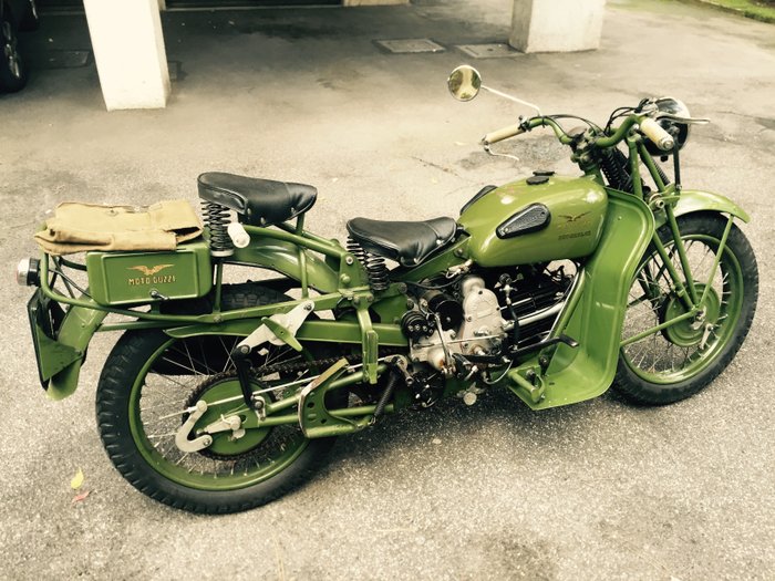 Moto Guzzi с коляской