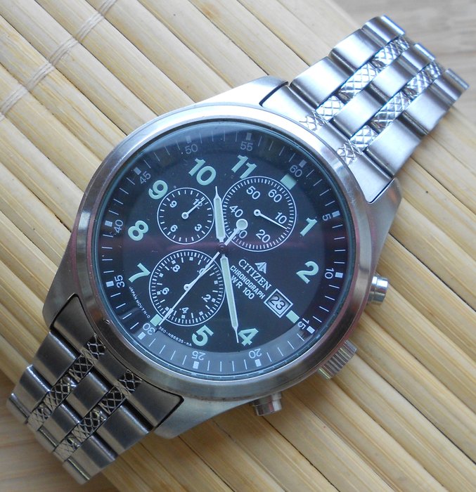 Часы хронографы citizen. Citizen Titanium Chronograph WR 100. Citizen Alarm Chronograph WR 100. Citizen Eco-Drive Chronograph WR 100. Citizen Chronograph Sapphire WR 100.