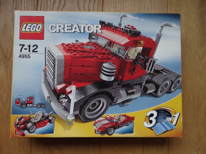 Big creator. LEGO creator 4955. Лего креатор тягач. LEGO 4955. LEGO Set 4955.