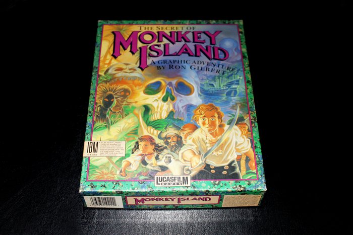 Box island. Коллекционная коробка Monkey Island.