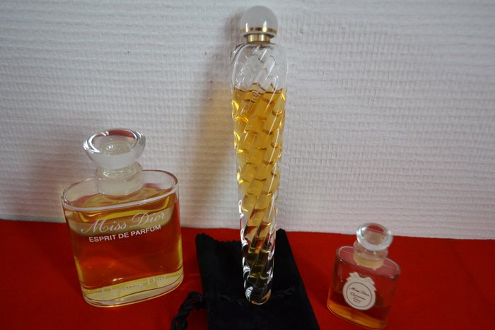 Vintage miss Dior Christian Dior Baccarat Crystal Perfume Bottle