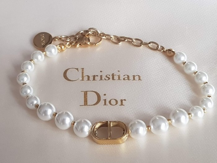 Vintage Christian Dior Fancy Link Heavy Gold Chain Necklace
