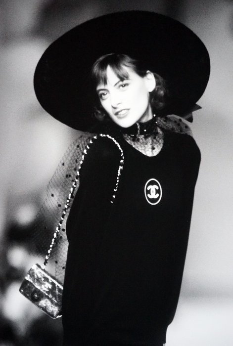 Guy Marineau, Inés de la Fressange, Chanel, 1988, Lámina fotográfica,  Enmarcada