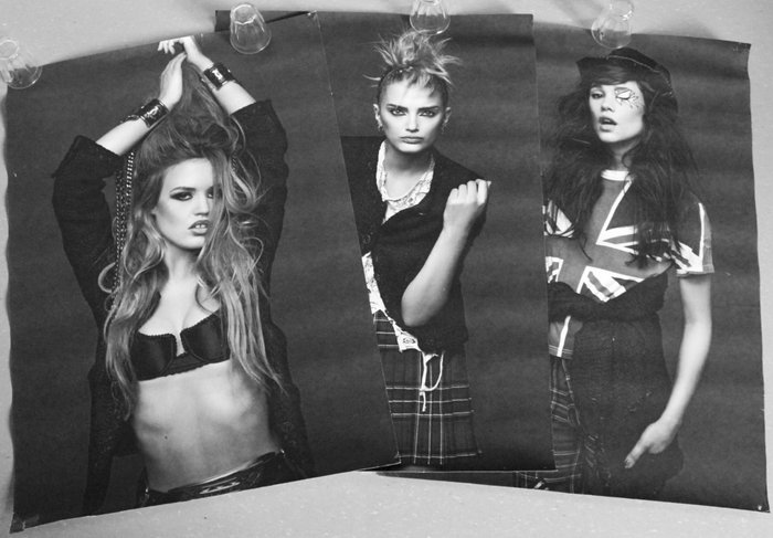 3 Rare Karl Lagerfeld Chanel Little Black Jacket Posters 2012