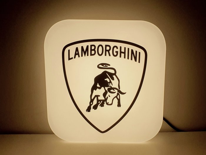 Lighted sign (1) - Lamborghini Illuminated lightbox - Plastic