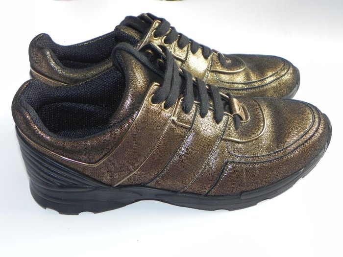 Chanel Sneakers G35934 Size 41 BlackWhite  - Depop