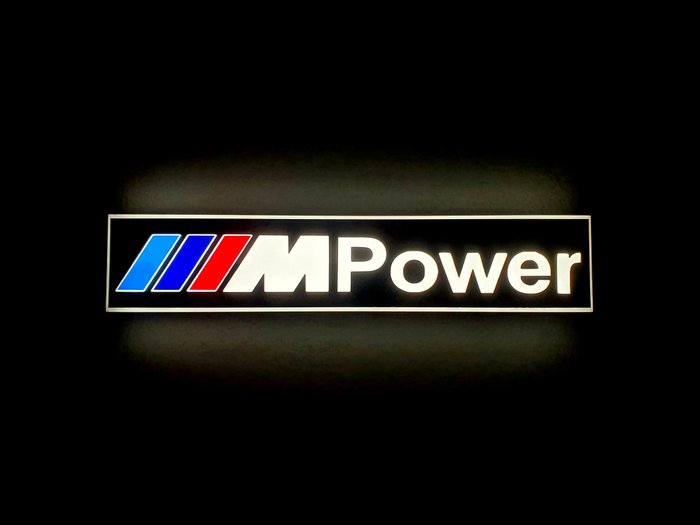 Lighted sign (1) - BMW M POWER Illuminated lightbox advertising
