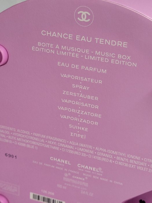chanel - Chanel music box - Glass, Plastic - Catawiki