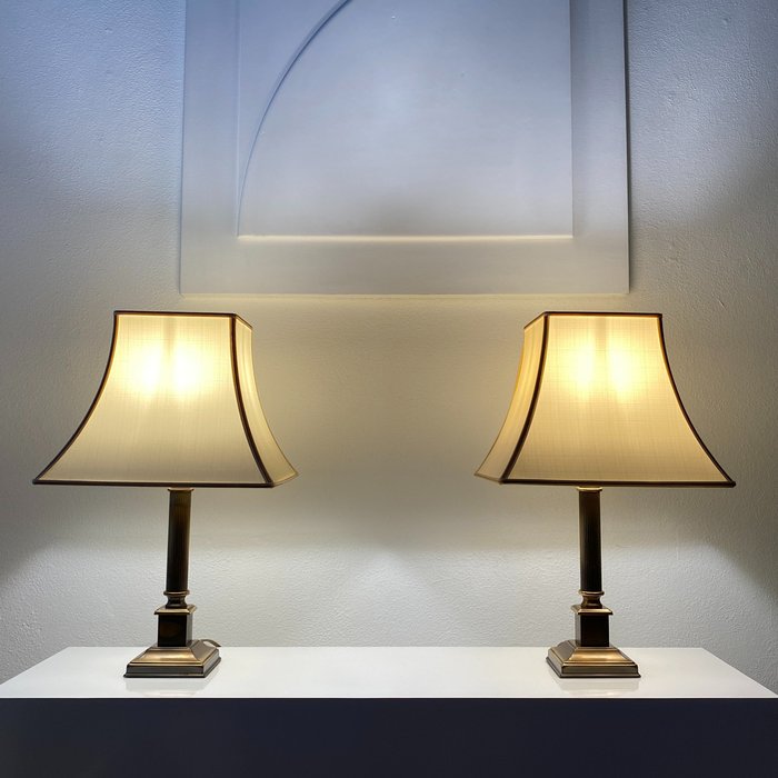 Sold at Auction: Near Pair of Coco Chanel Floor Lamps c. 1970