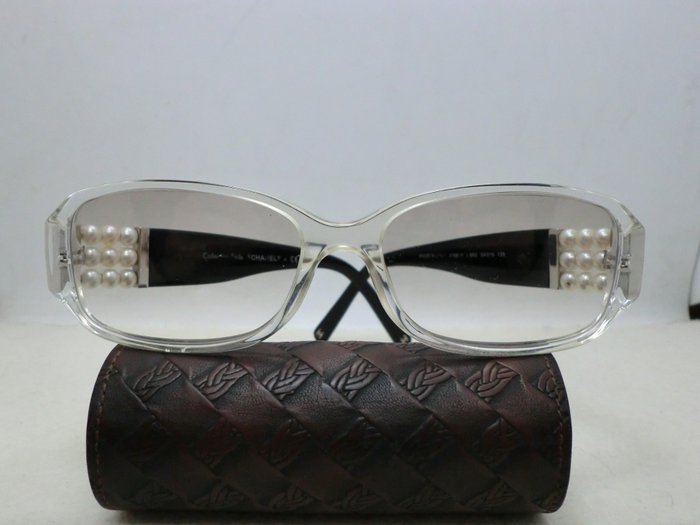 CHANEL Rectangle Sunglasses A71280 Dark Tortoise Brown 486232