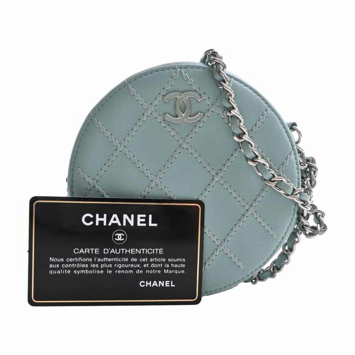 CHANEL Rhombus Sheepskin Leather Chain Shoulder Bag Silver Buckle Chai –  Brand Off Hong Kong Online Store