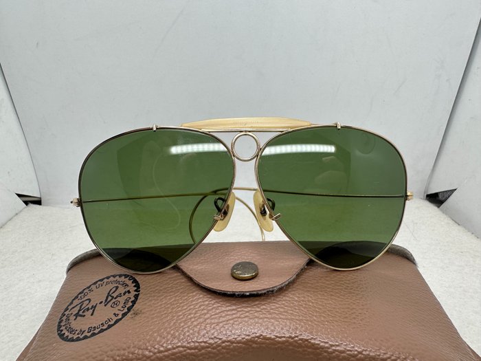 Bausch & Lomb U.S.A - Ray Ban Shooter 10 K GF Vintage 70's RB 2 Lenses Cal.  62 Bausch & Lomb USA - With case - Sunglasses - Catawiki