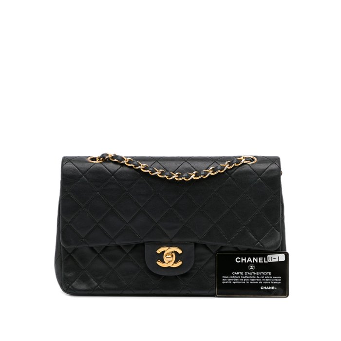 Chanel - Medium Classic Lambskin Double Flap Shoulder bag - Catawiki