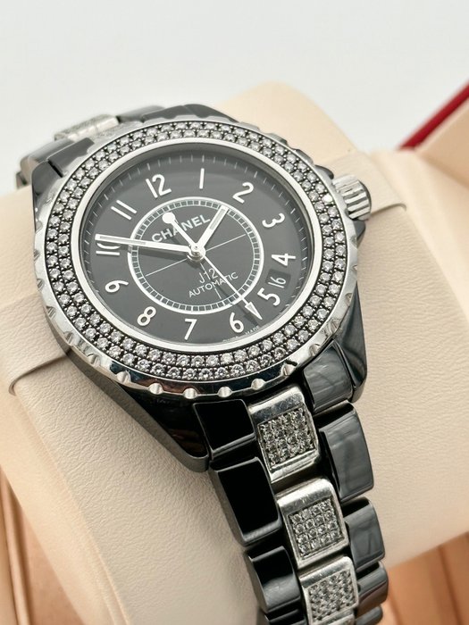Chanel - J12 Automatic Diamond (NO RESERVE PRICE) - H1339 - Unisex -  2011-present - Catawiki