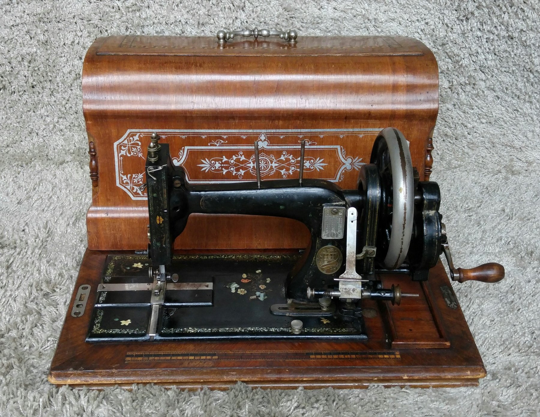 Hengstenberg antique sewing machine Germany 1890 Catawiki