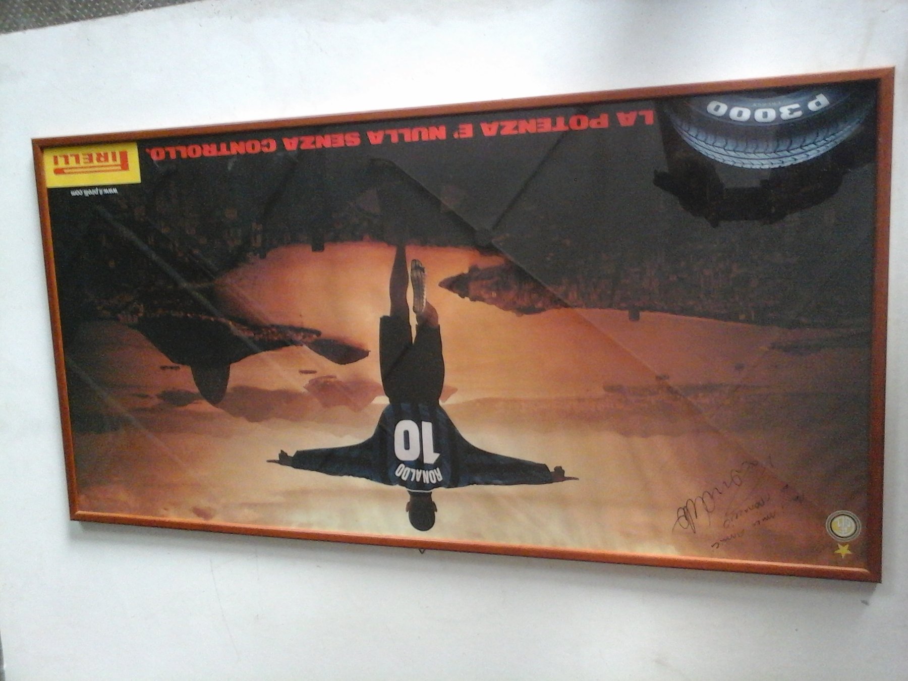 Signed Poster Of Ronaldo For Pirelli Advertising Campaign Catawiki