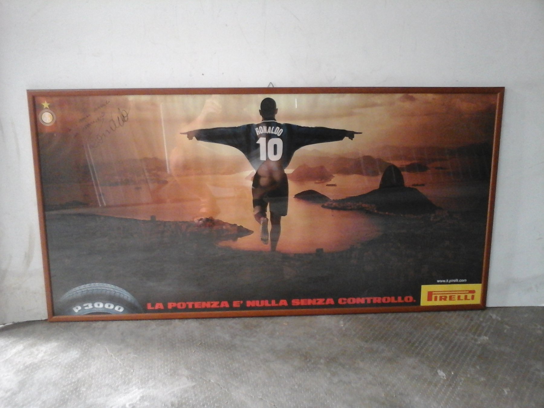 Signed Poster Of Ronaldo For Pirelli Advertising Campaign Catawiki