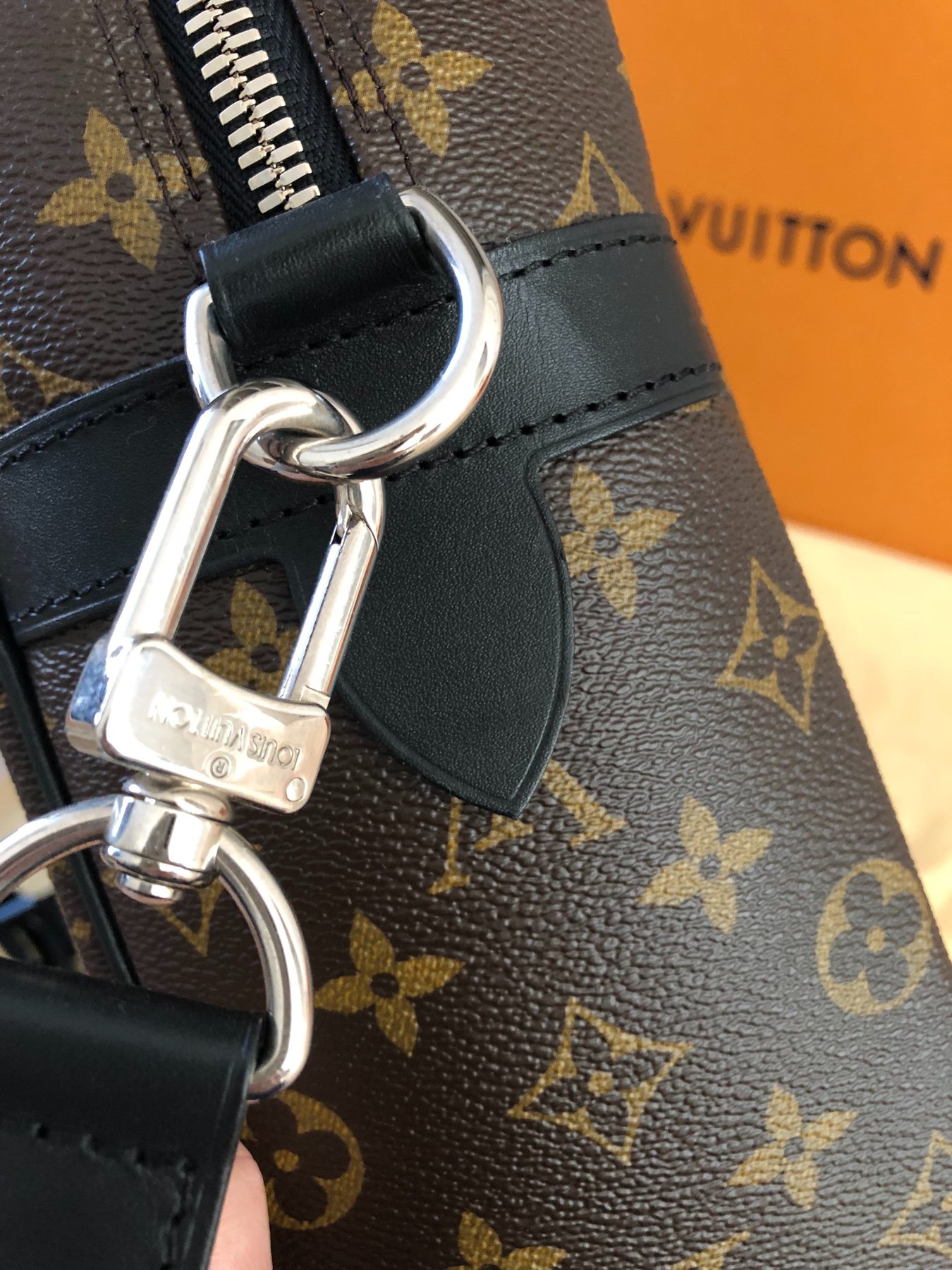 Louis Vuitton - Monogram Macassar Porte Documents Voyage PM - Catawiki