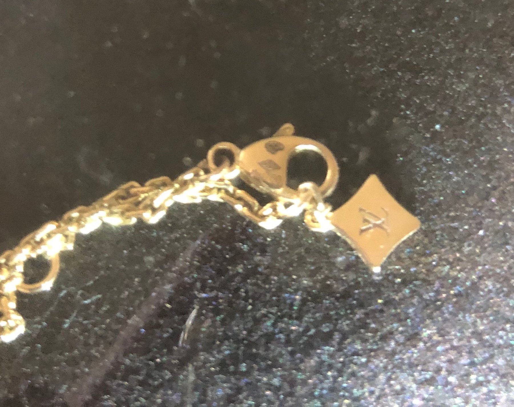 18 kt. Gold - Diamond zipper necklace C'est Laudier - Catawiki
