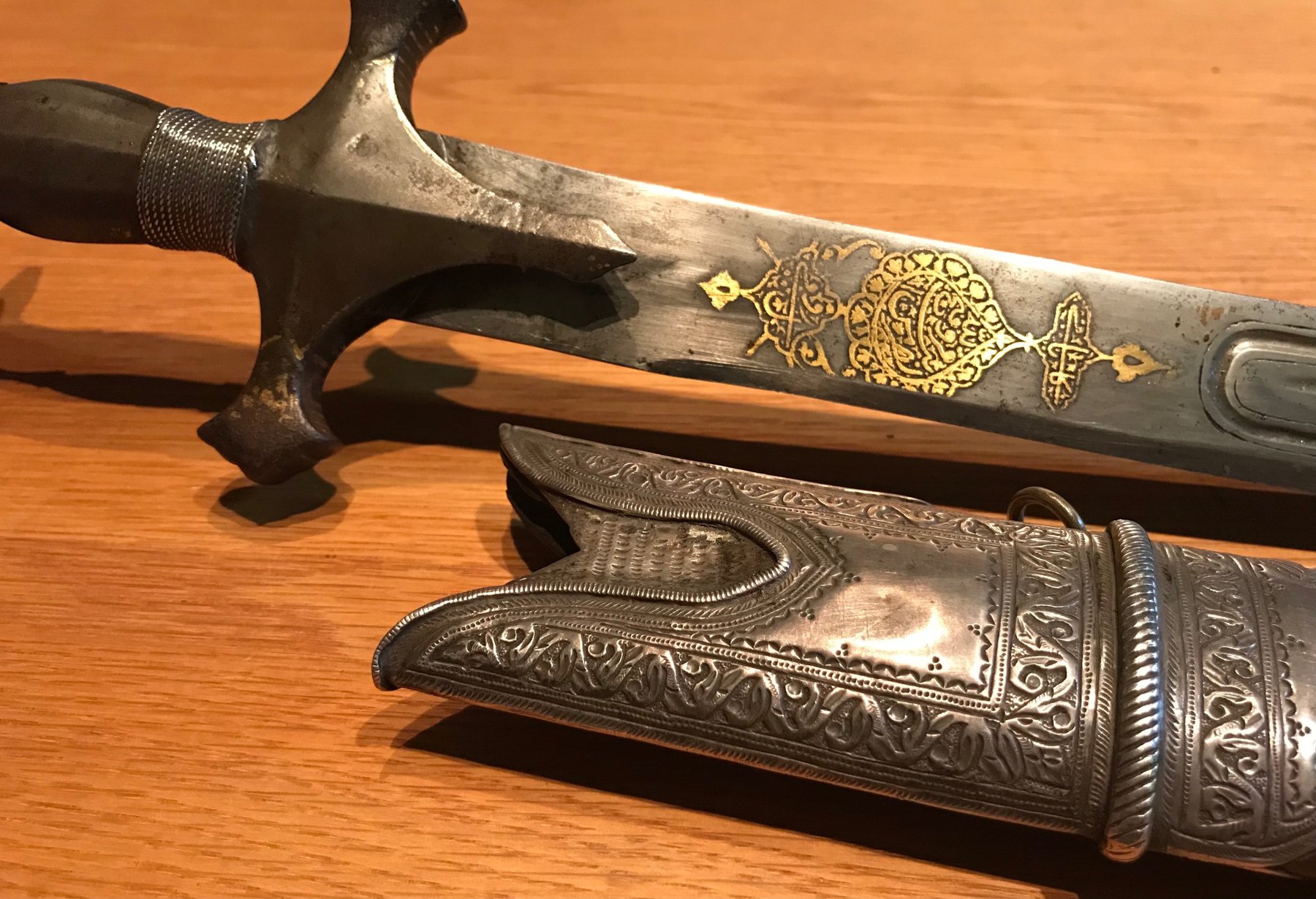 Sword Damascus steel/Damascus iron Afghanistan/India Catawiki