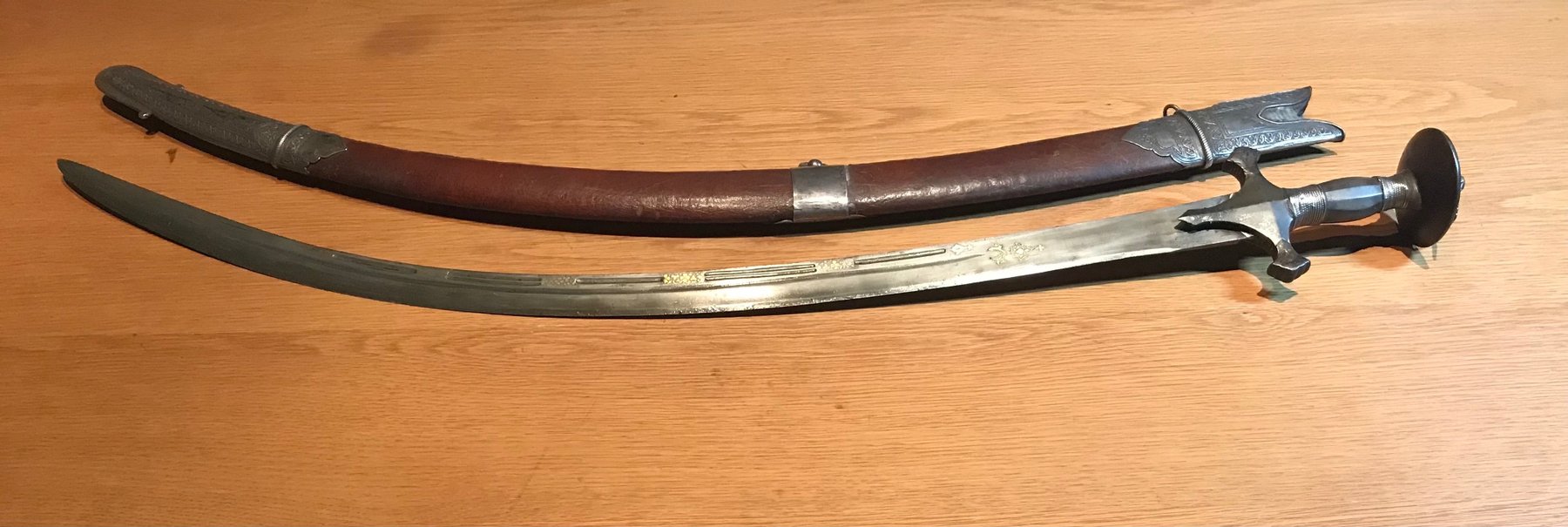 Sword Damascus steel/Damascus iron Afghanistan/India Catawiki