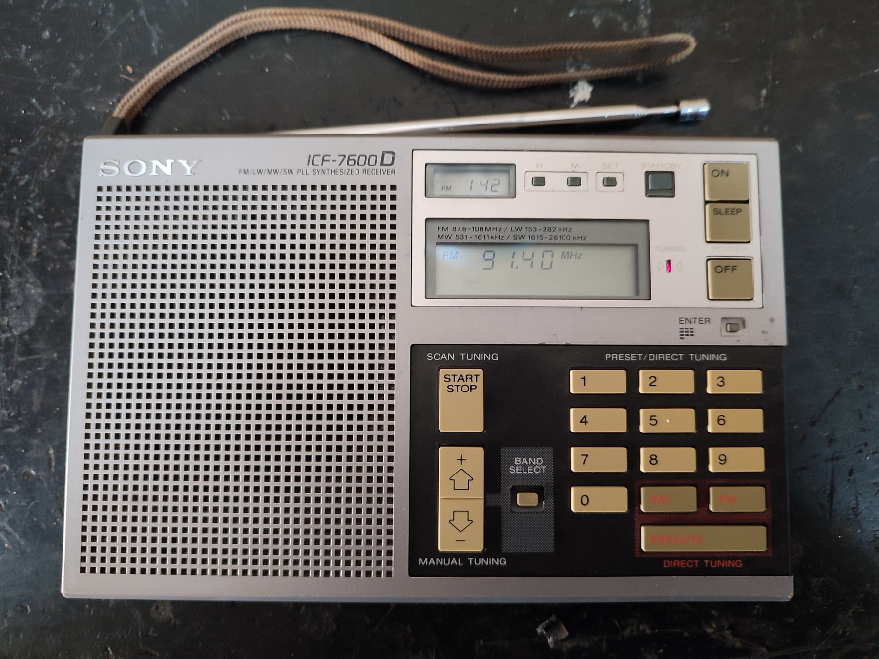 Sony ICF 7600D Radio Catawiki