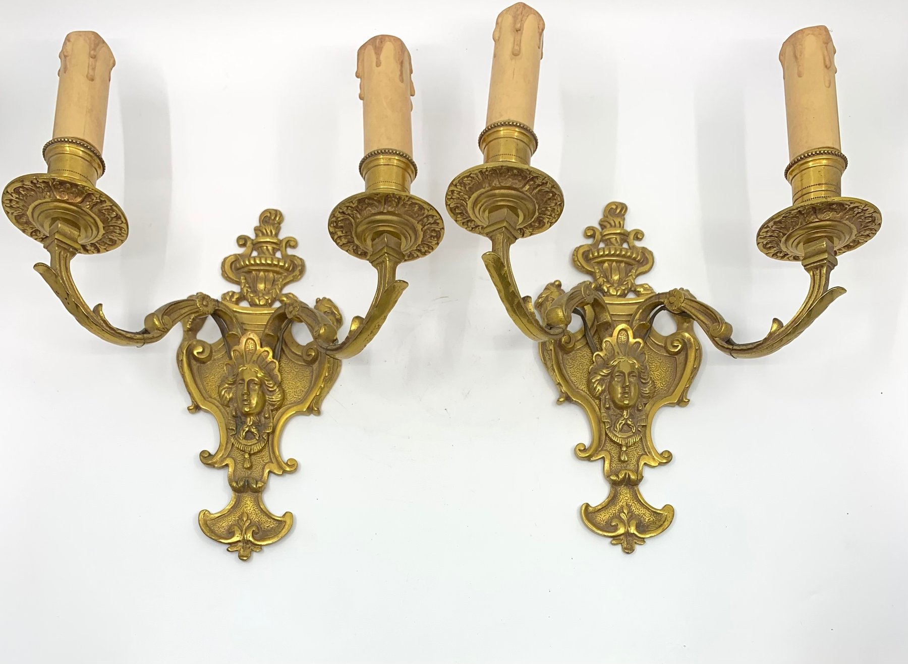 Wall light (2) Régence Style Bronze (gilt) 19th Catawiki