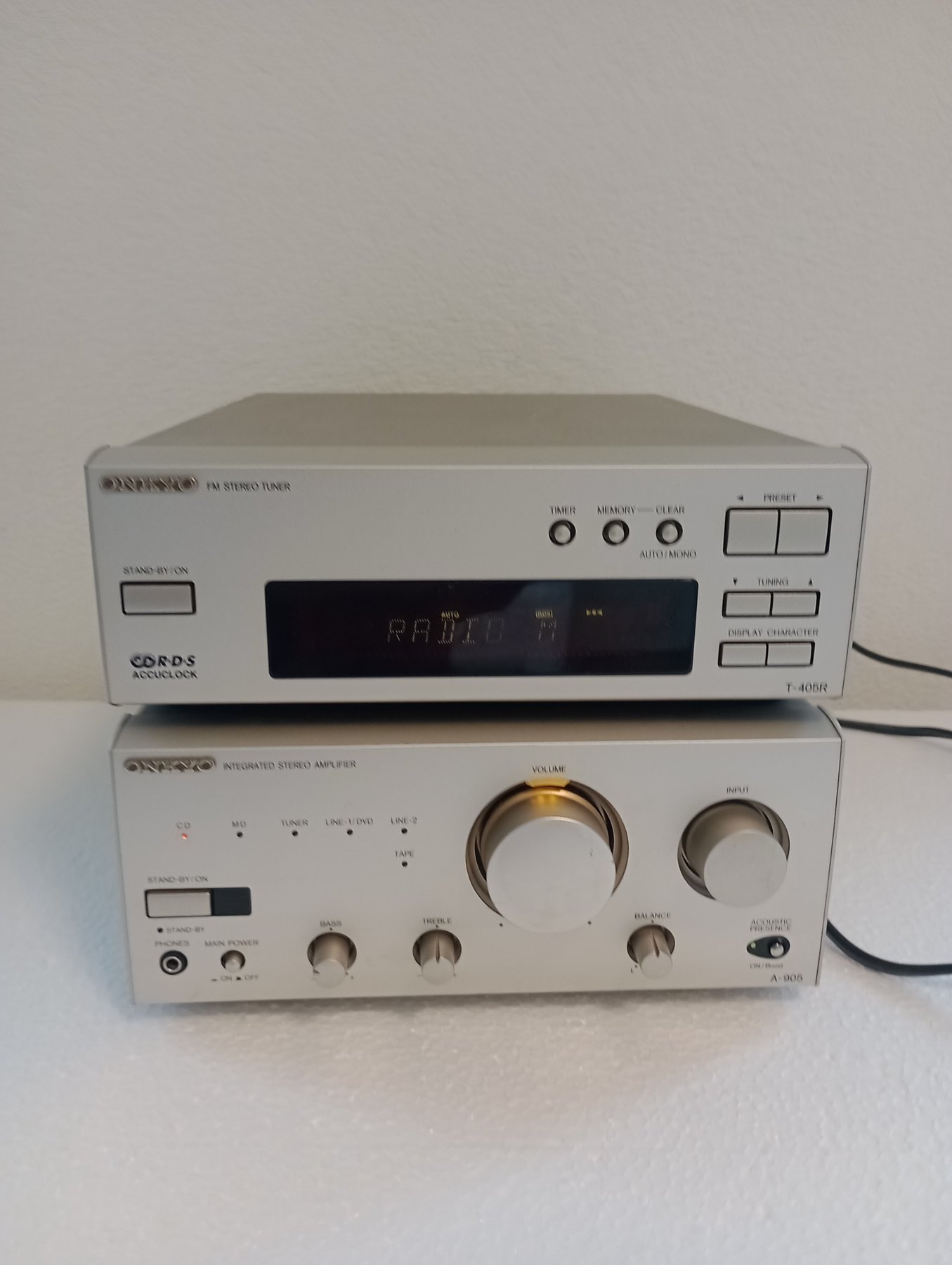 Onkyo A905 T405R HiFi set Catawiki