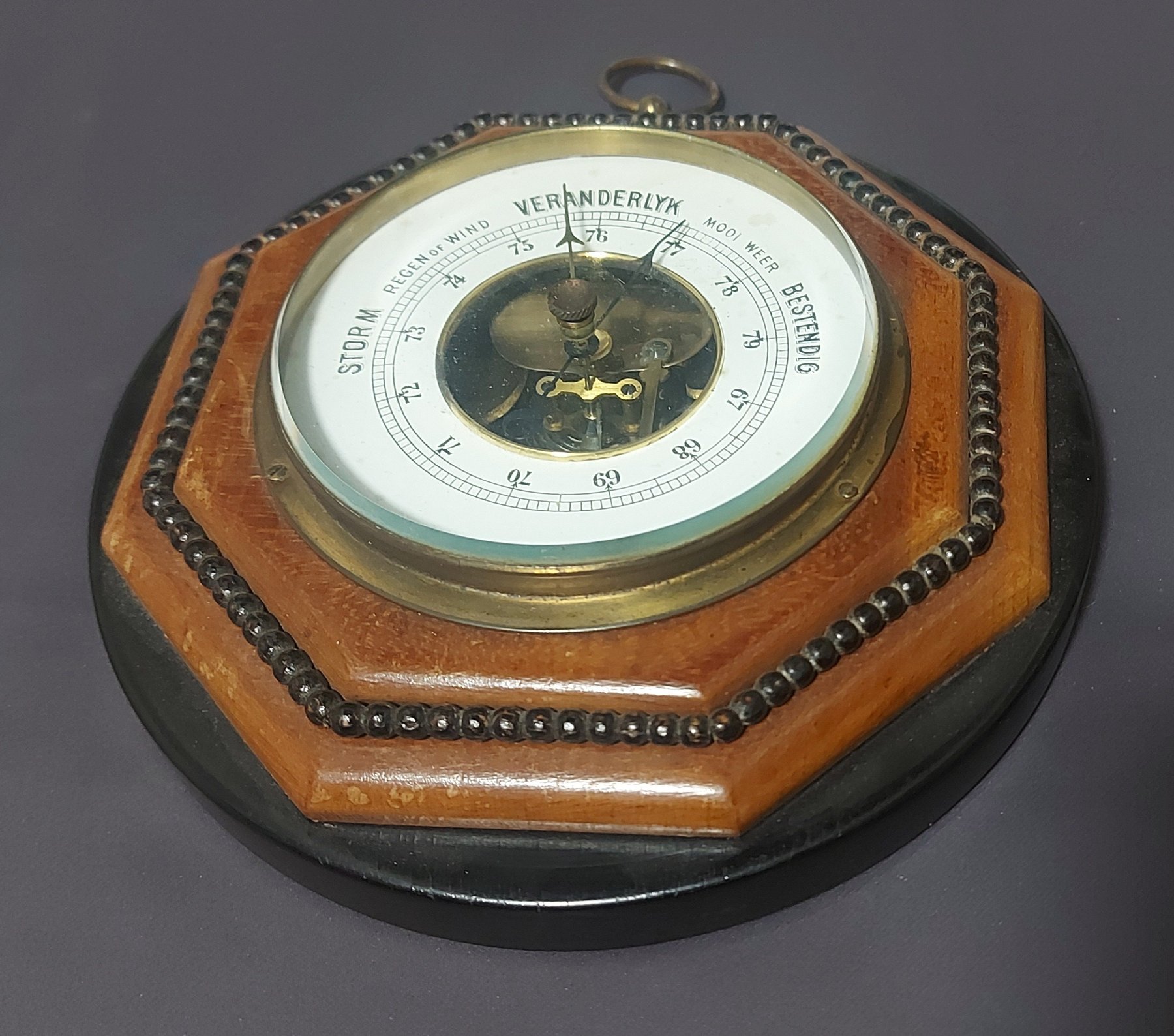 Veranderlyk Barometer Wood Catawiki