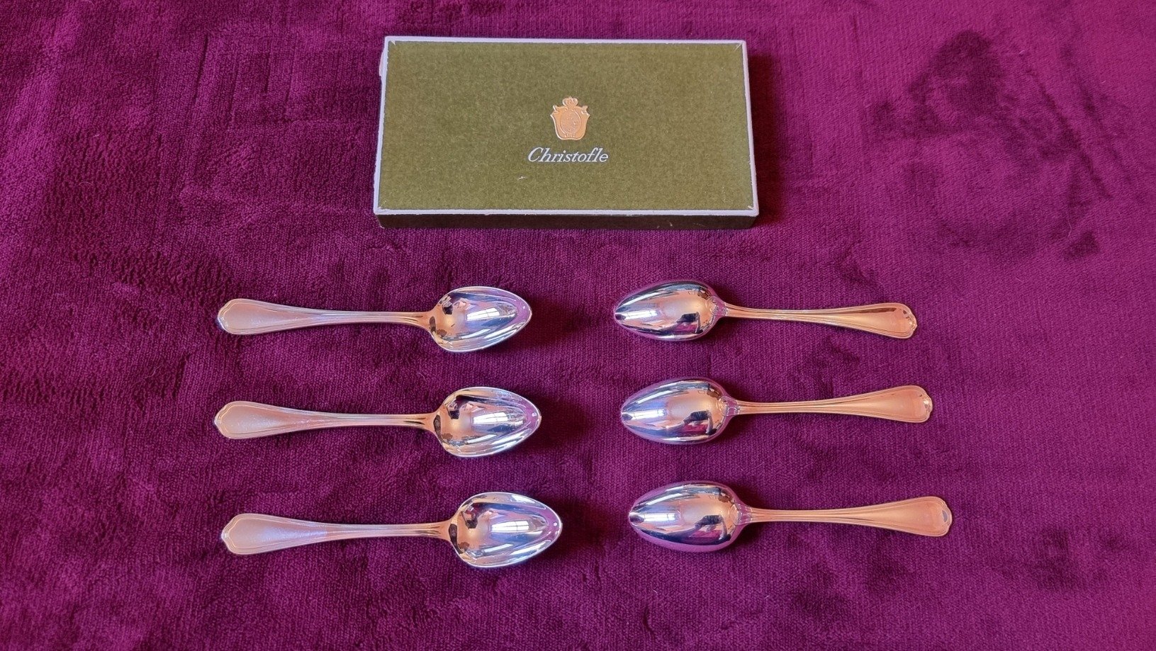 Christofle Coffee spoons (12) Silverplated Modèle Catawiki
