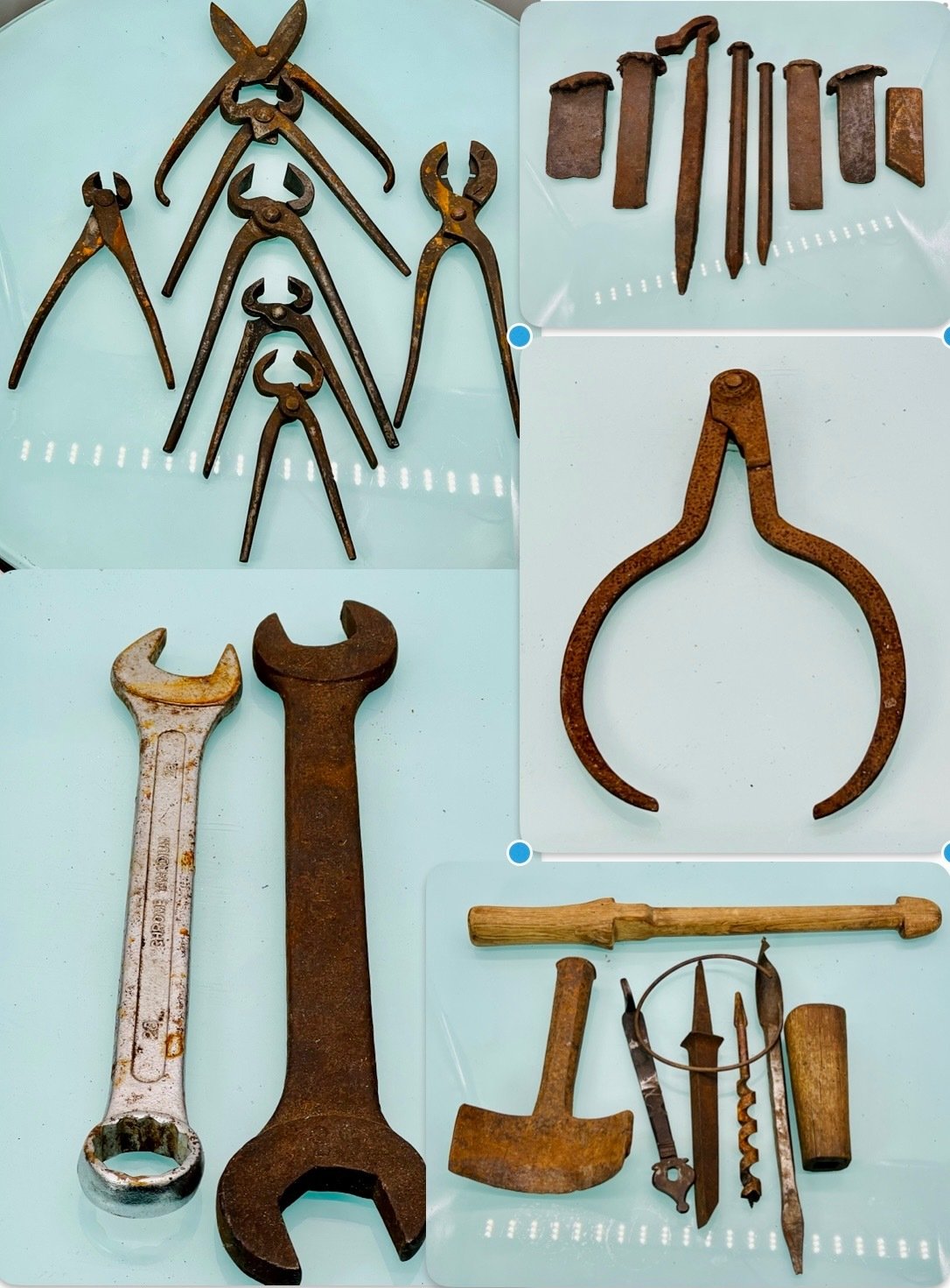 Old Railroad Tools Lot Iron (cast/wrought), Wood Catawiki